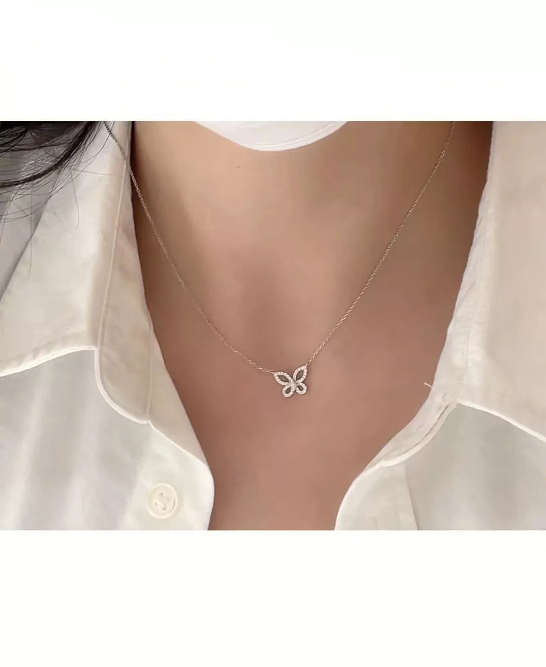 그라프 버터플라이 미니 다이아 목걸이 상세 이미지 9