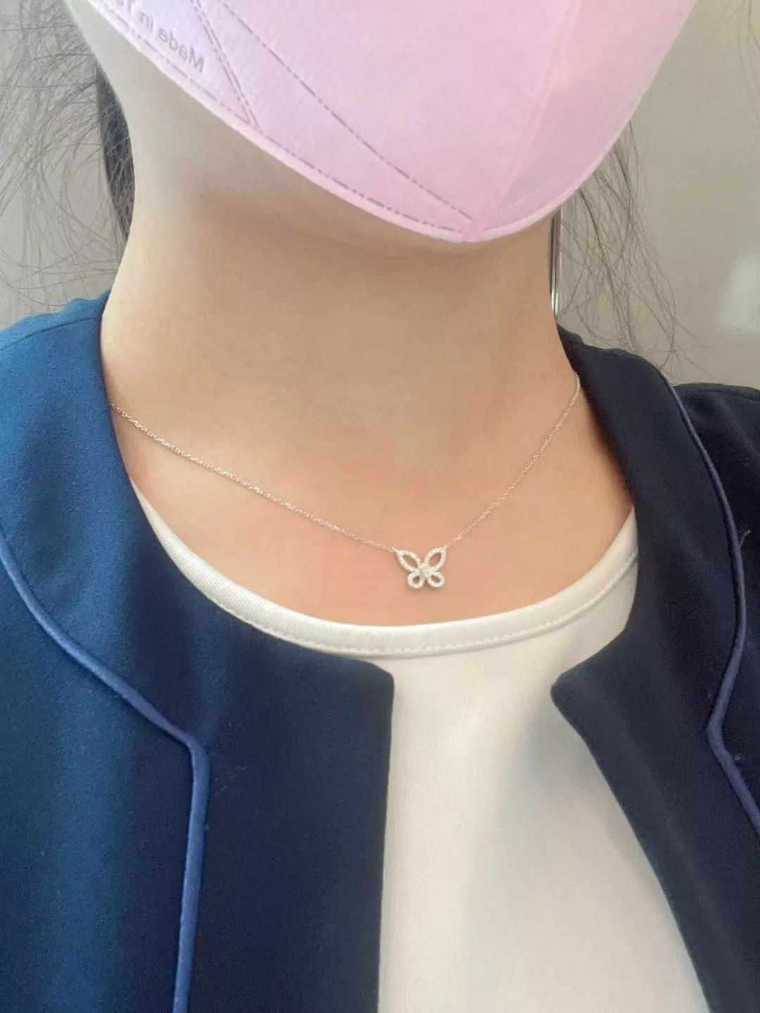그라프 버터플라이 미니 다이아 목걸이 상세 이미지 8