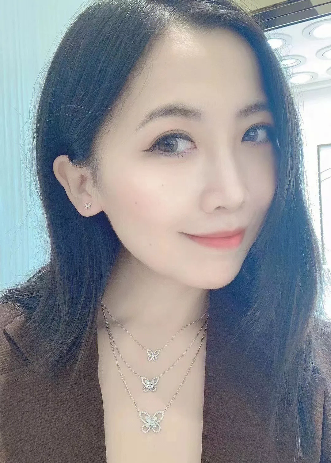 그라프 버터플라이 미니 다이아 목걸이 상세 이미지 17