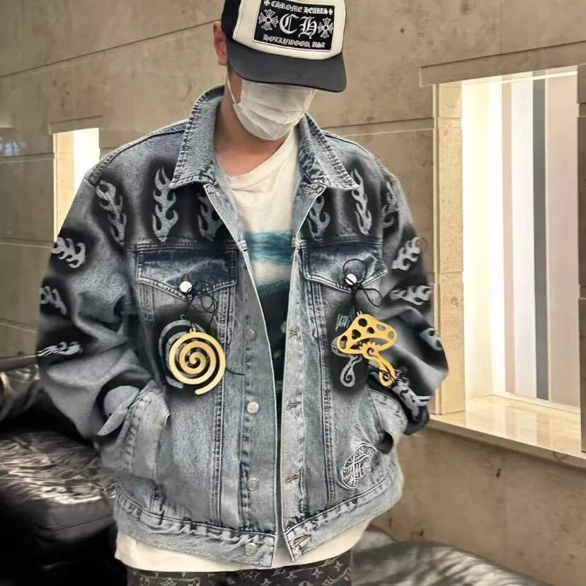 스투시 그래피티 핸드페인팅 데님 재킷 상세 이미지 10