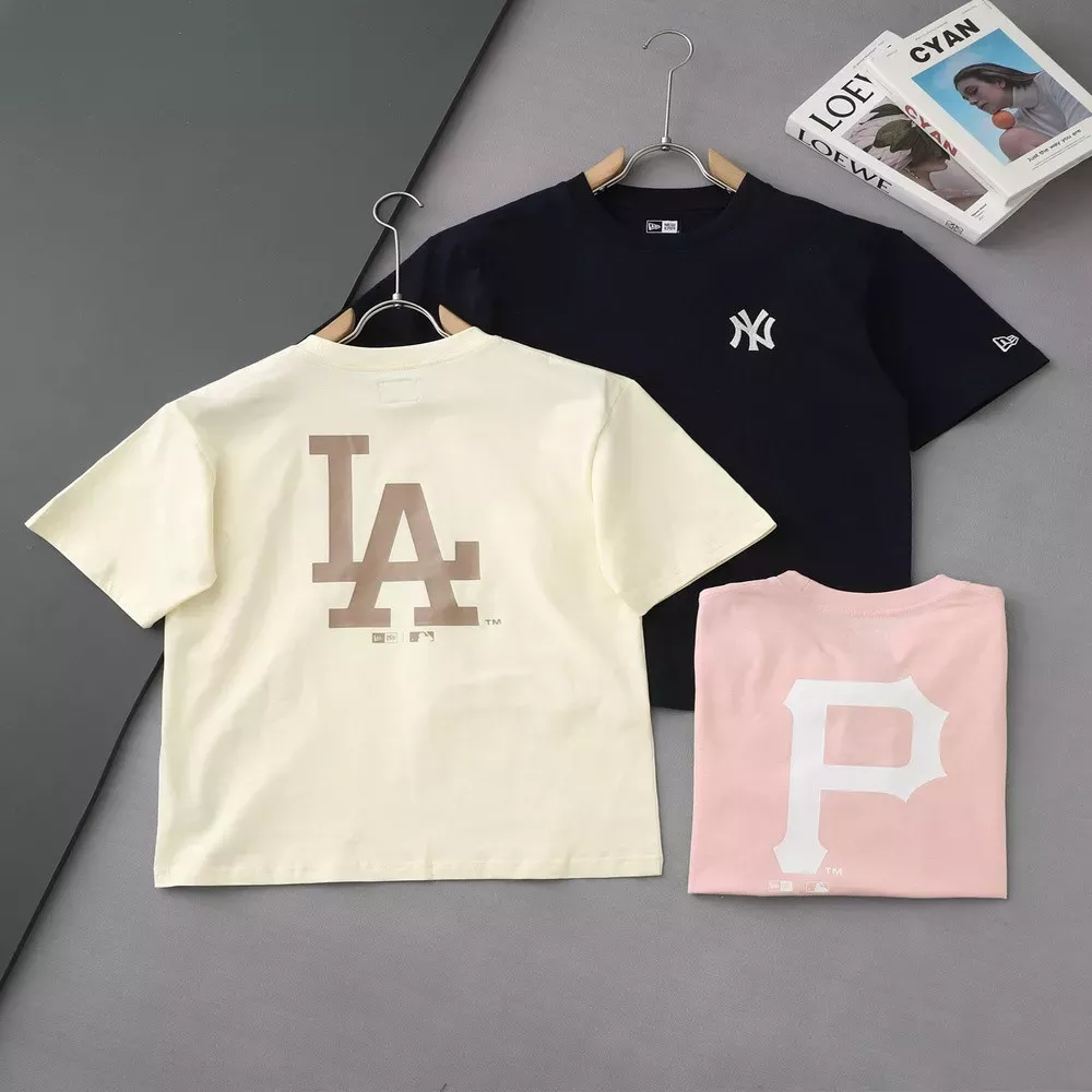 뉴에라 MLB 로고 오버핏 반소매 티셔츠
