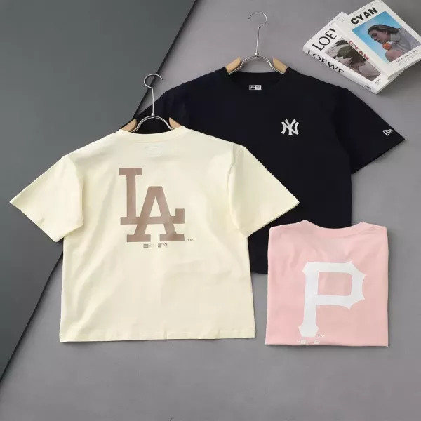 뉴에라 MLB 로고 오버핏 반소매 티셔츠