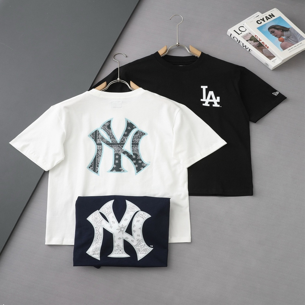 뉴에라 MLB 콜라보 프린팅 반팔 티셔츠