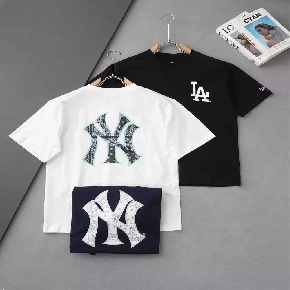 뉴에라 MLB 콜라보 프린팅 반팔 티셔츠