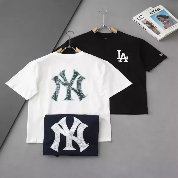 뉴에라 MLB 콜라보 프린팅 반팔 티셔츠