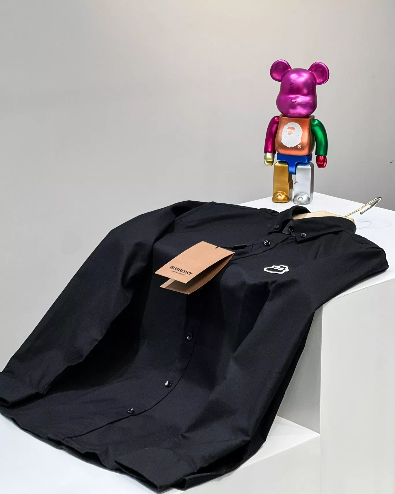 버버리 옥스포드 코튼 몬스터 자수 워크 셔츠 상세 이미지 16