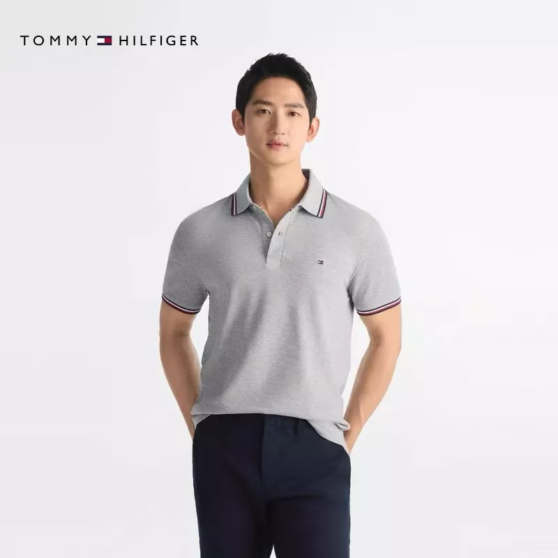 타미힐피거 자수 포인트 반소매 폴로 티셔츠 상세 이미지 23