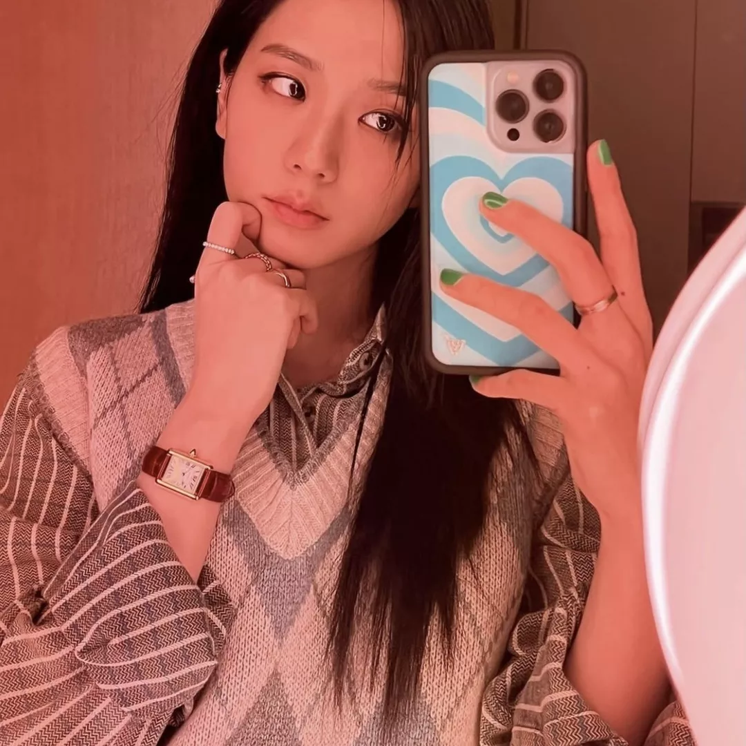 까르띠에 탱크 시리즈 가죽 스트랩 쿼츠 시계 상세 이미지 20