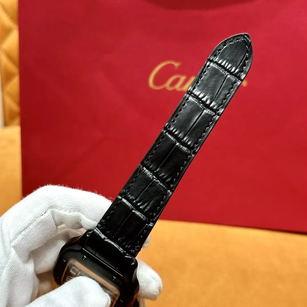 까르띠에 산토스 블랙 워치 상세 이미지 20