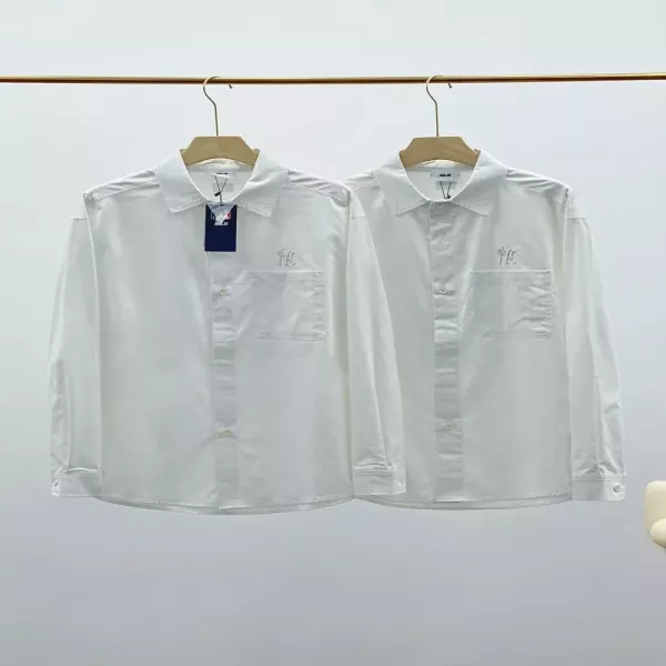엠엘비 백로고 자수 우븐 셔츠 아우터