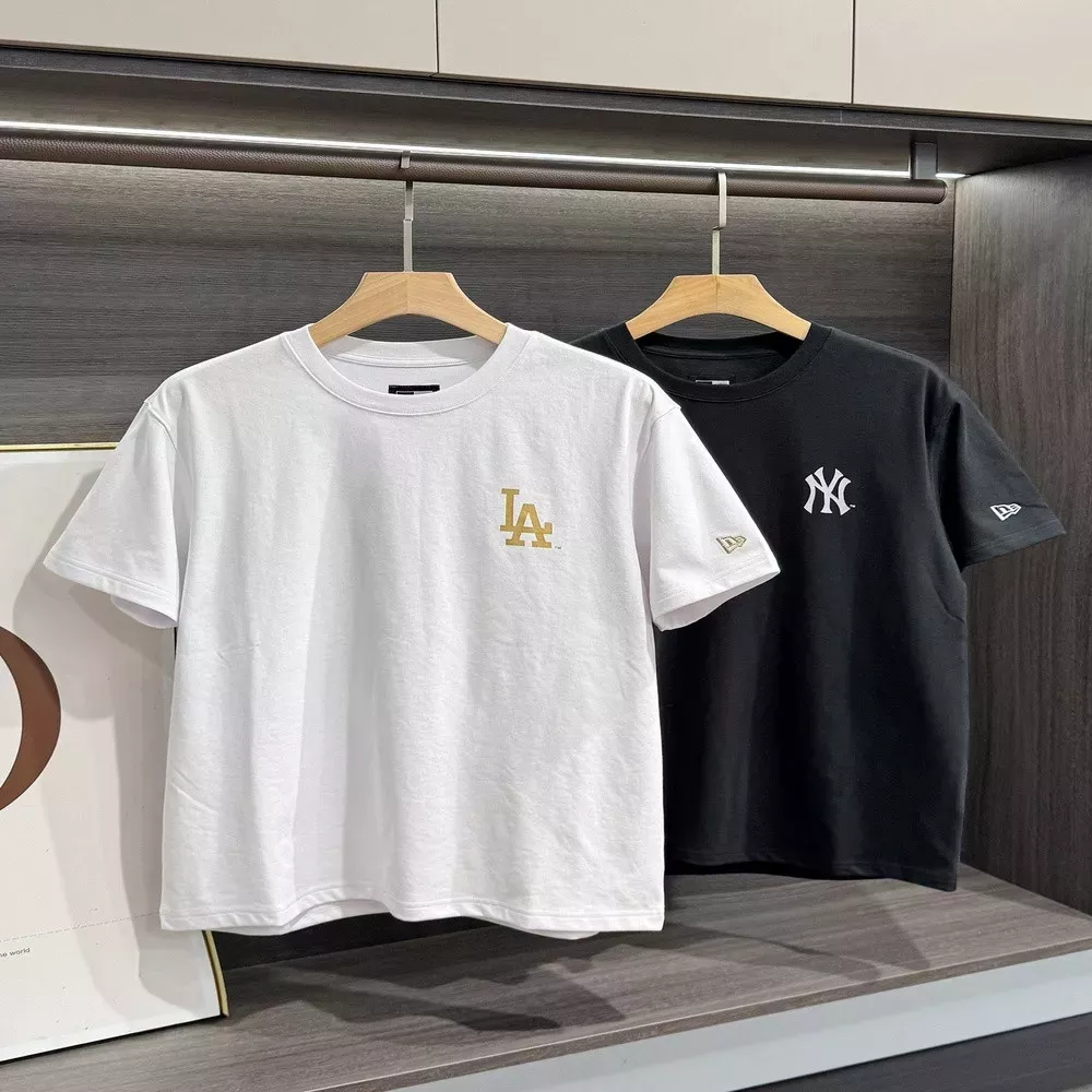 뉴에라 MLB 베이직 프린트 반소매 티셔츠