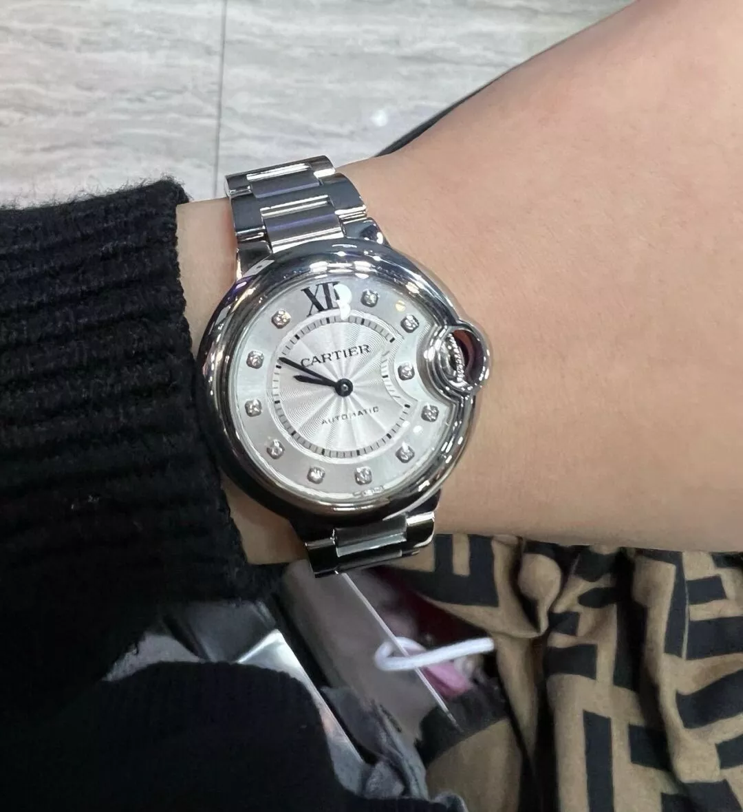 까르띠에 블루벌룬 다이아 메탈 손목시계 상세 이미지 38