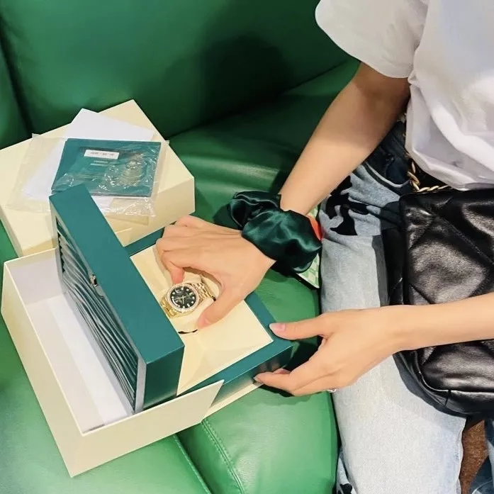 롤렉스 스모크 그린 다이얼 데이데이트 워치 상세 이미지 25
