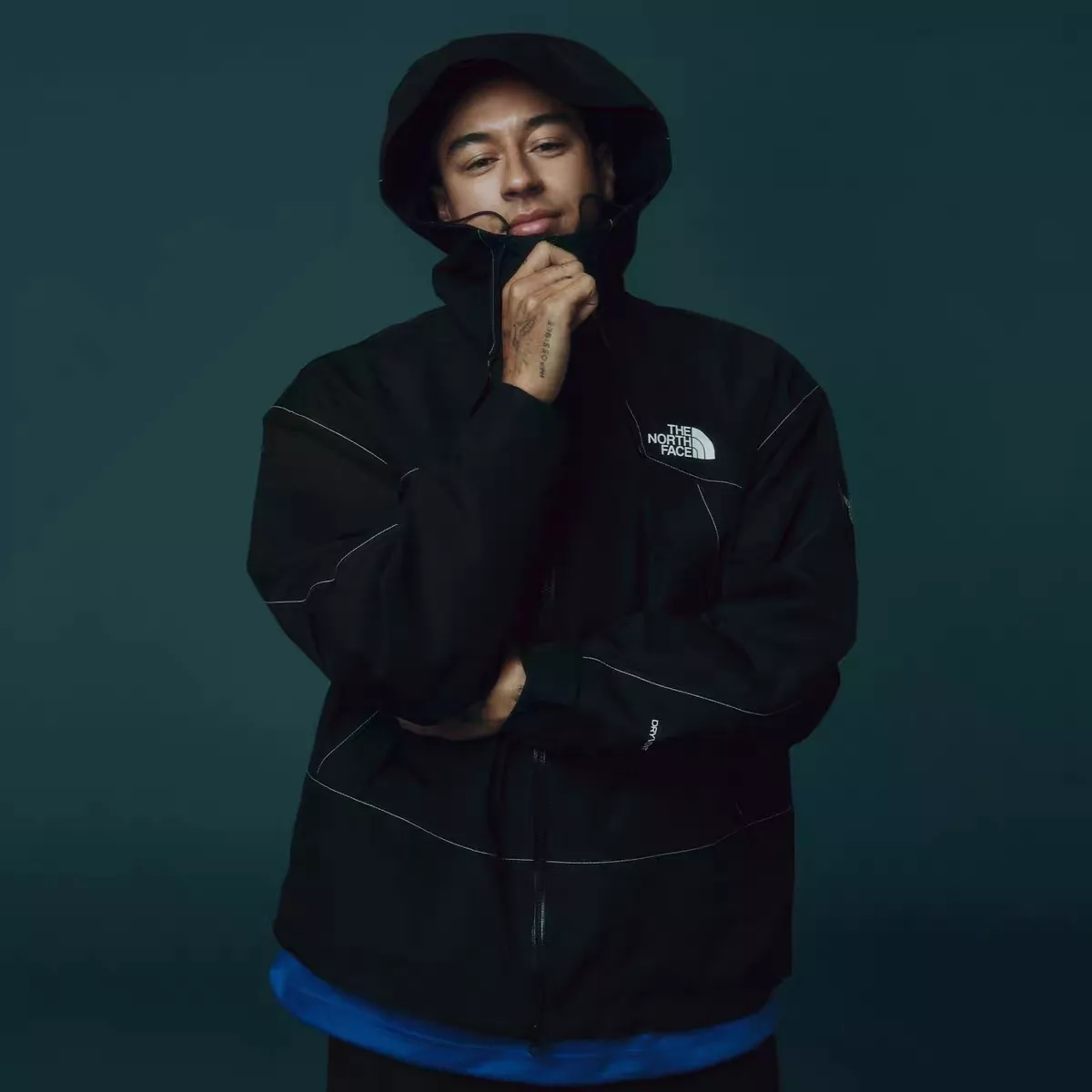 노스페이스 자수 로고 후드 바람막이 재킷 상세 이미지 20