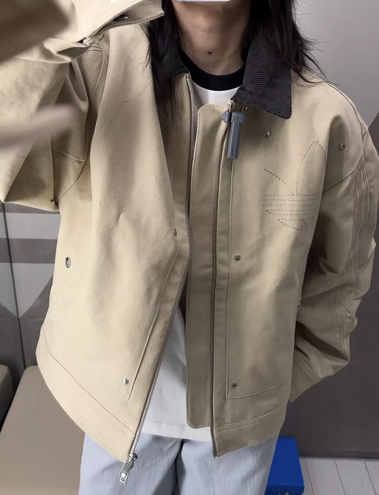 아디다스 바른풍 워크 카라 재킷 상세 이미지 27