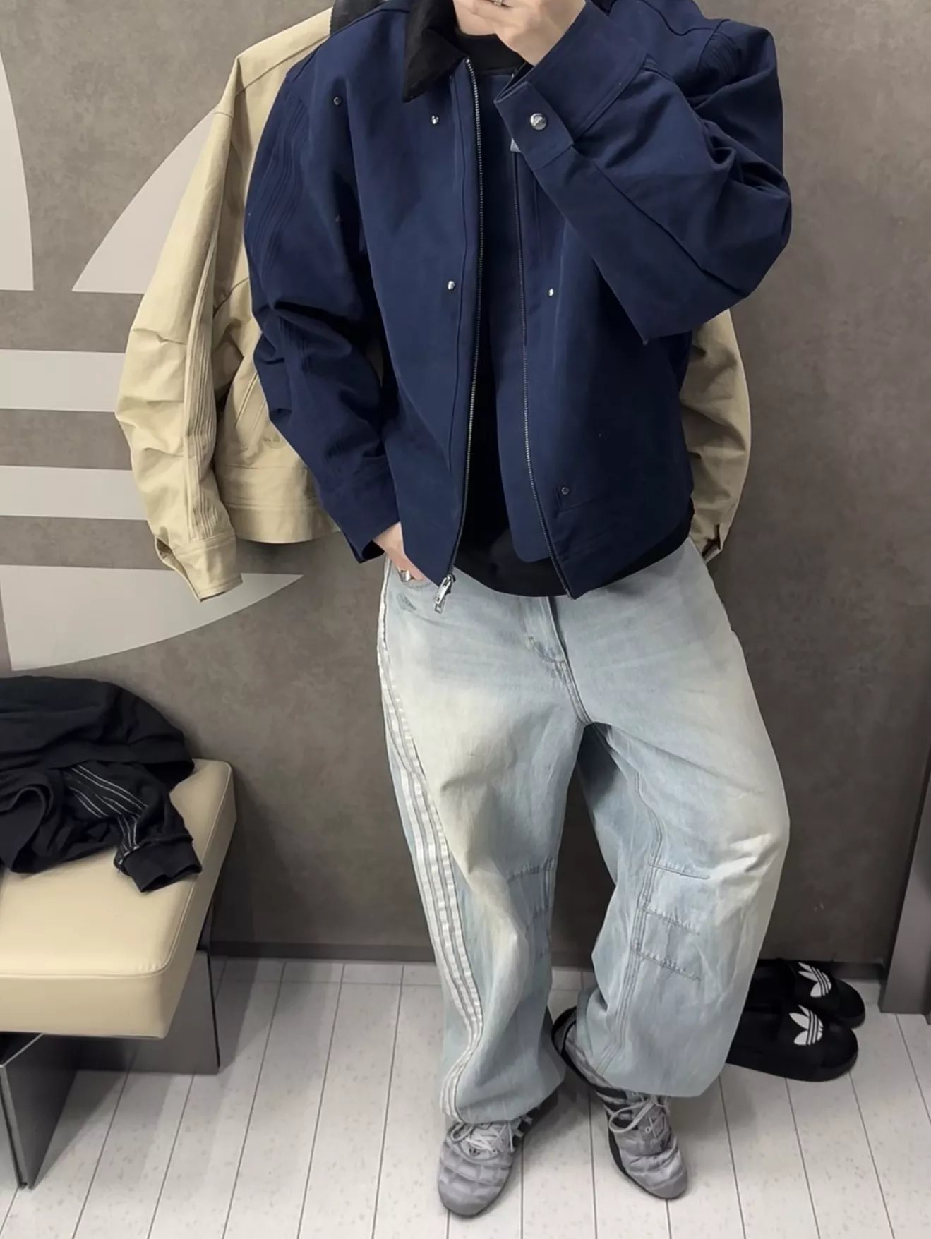 아디다스 바른풍 워크 카라 재킷 상세 이미지 24