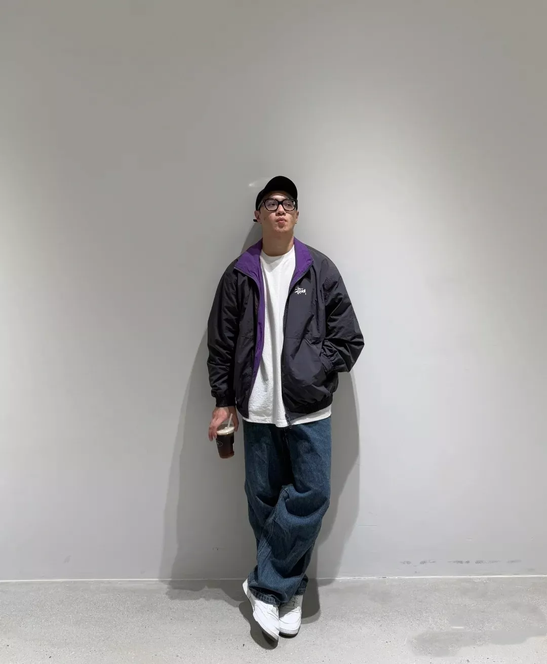 스투시 양면 배색 하이넥 운동 재킷 상세 이미지 26