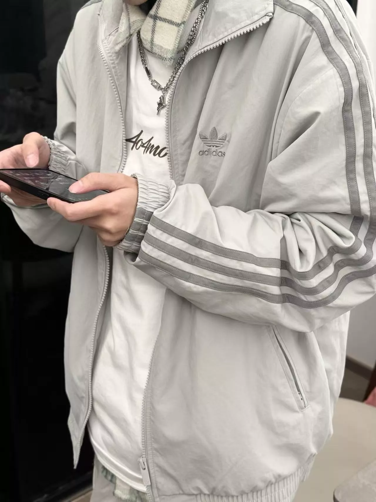 아디다스 삼선 우븐 스탠드넥 재킷 상세 이미지 27