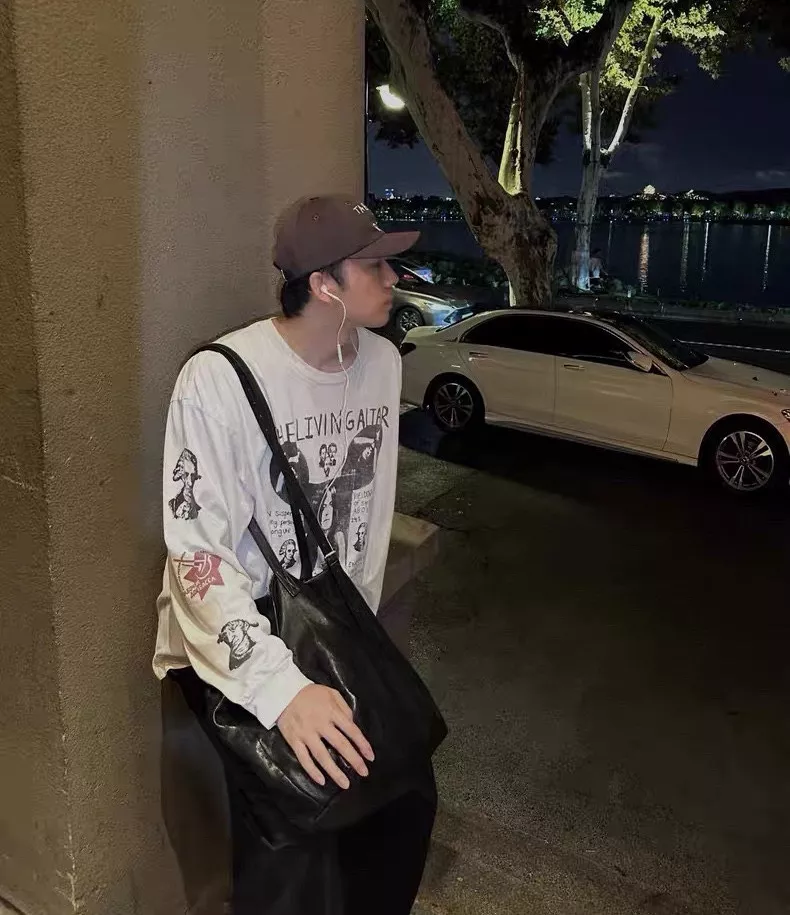 엔팡리쉬데프리메 빈티지 인물 프린팅 워싱 긴소매 상세 이미지 28