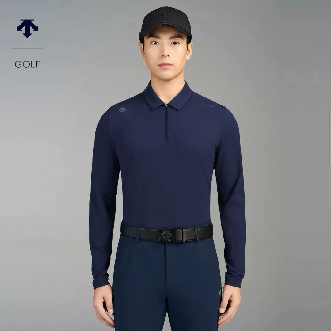 데상트 골프 하프집업 카라 긴소매 상의 상세 이미지 21