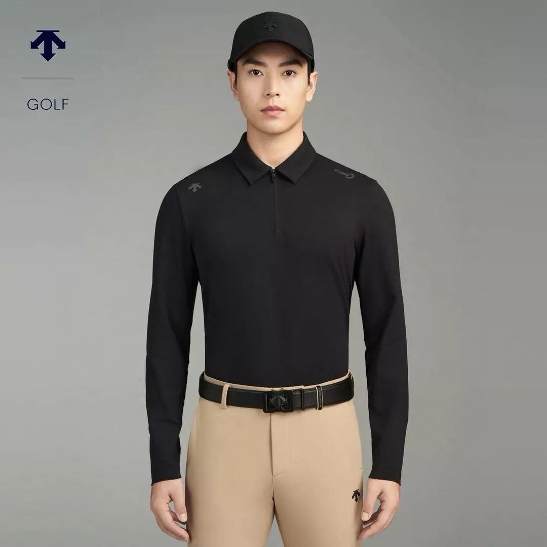 데상트 골프 하프집업 카라 긴소매 상의 상세 이미지 19