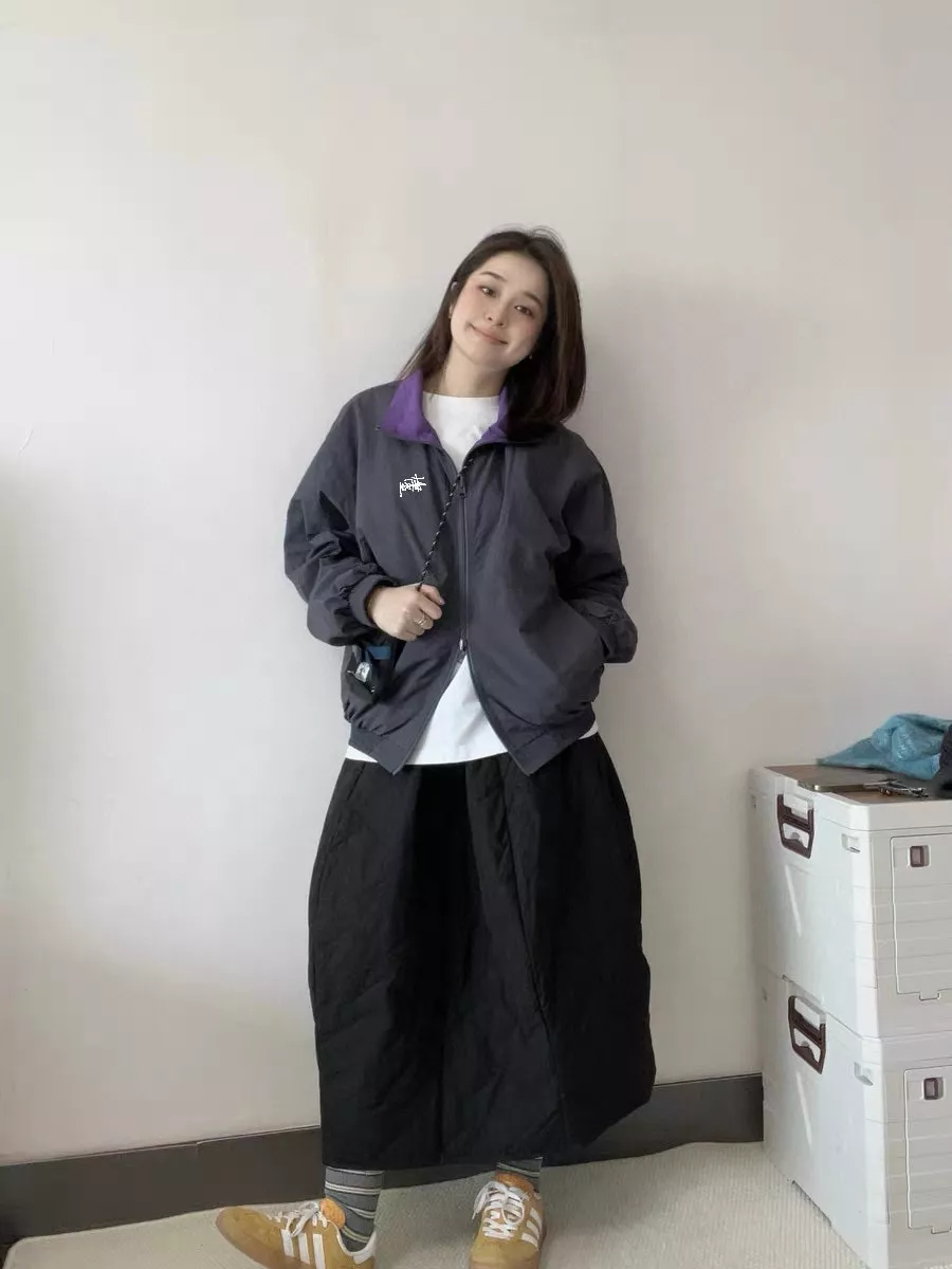 스투시 양면 배색 스탠드넥 스포츠 재킷 상세 이미지 2