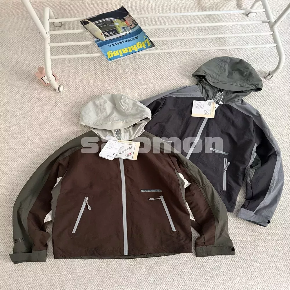 살로몬 고어 윈드스토퍼 후드 재킷