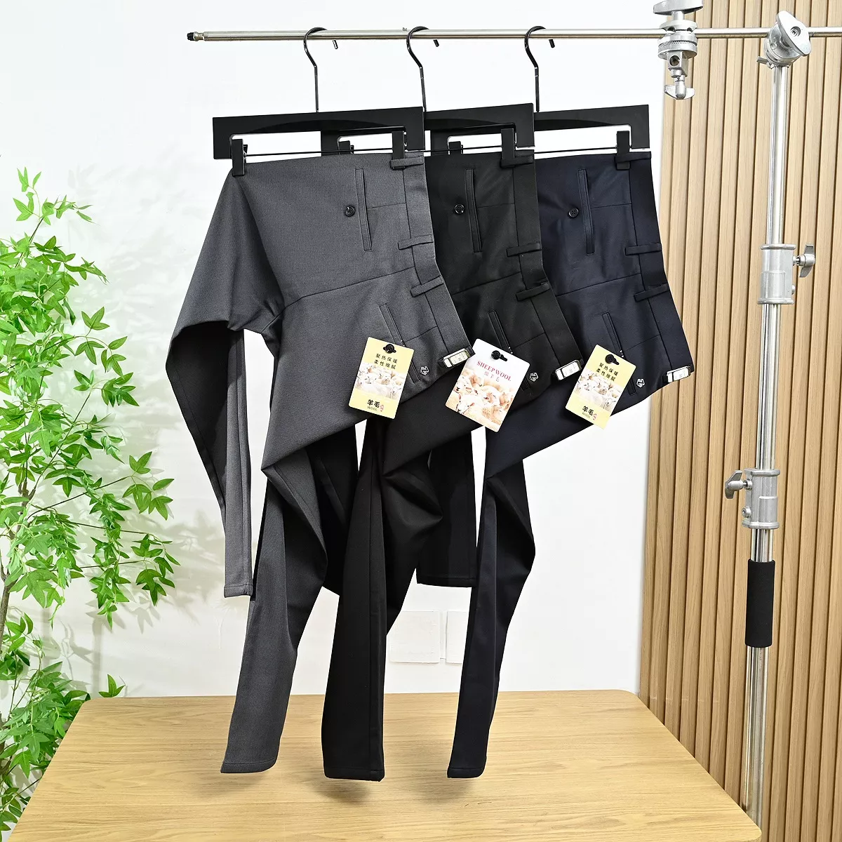 제냐 남성 비즈니스 캐주얼 울 혼방 팬츠 상세 이미지 2
