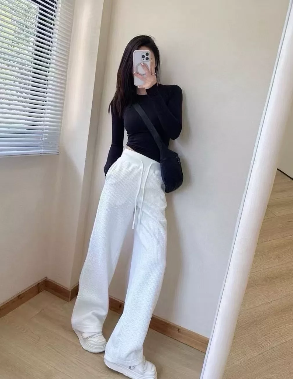 룰루레몬 텍스처드 하이웨이스트 와이드 팬츠 상세 이미지 34