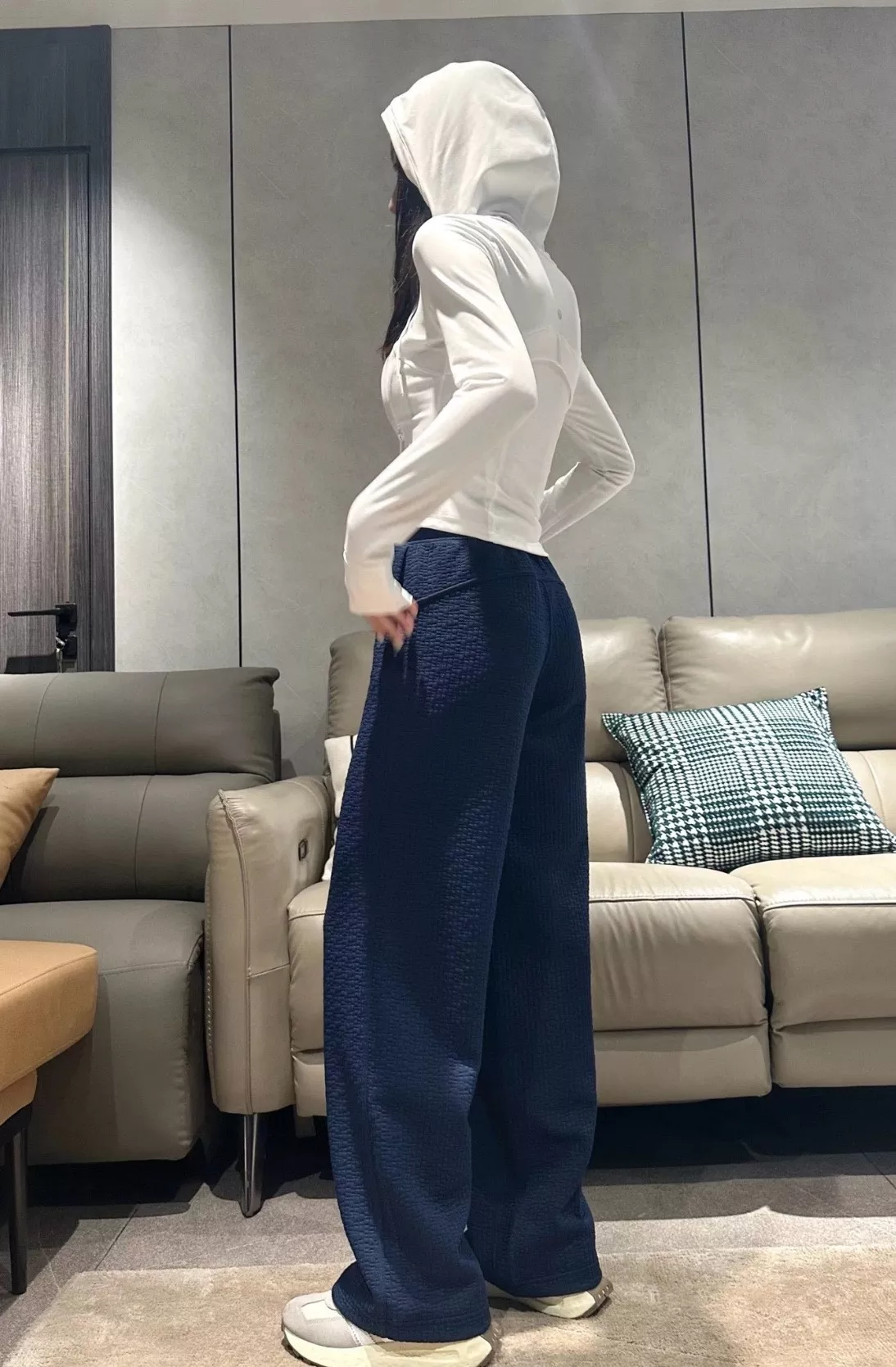 룰루레몬 텍스처드 하이웨이스트 와이드 팬츠 상세 이미지 27
