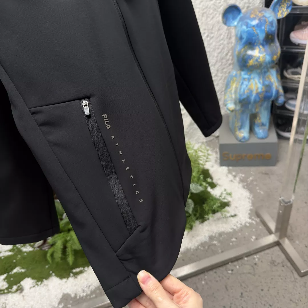 휠라 스탠드넥 소프트쉘 재킷 상세 이미지 7