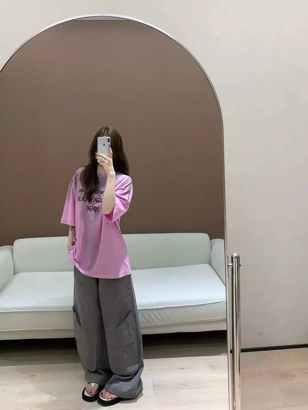 아크네스튜디오 빈티지 로고 프린트 반소매 티셔츠 상세 이미지 20