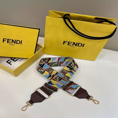 펜디 FF 자수 와이드 숄더 스트랩