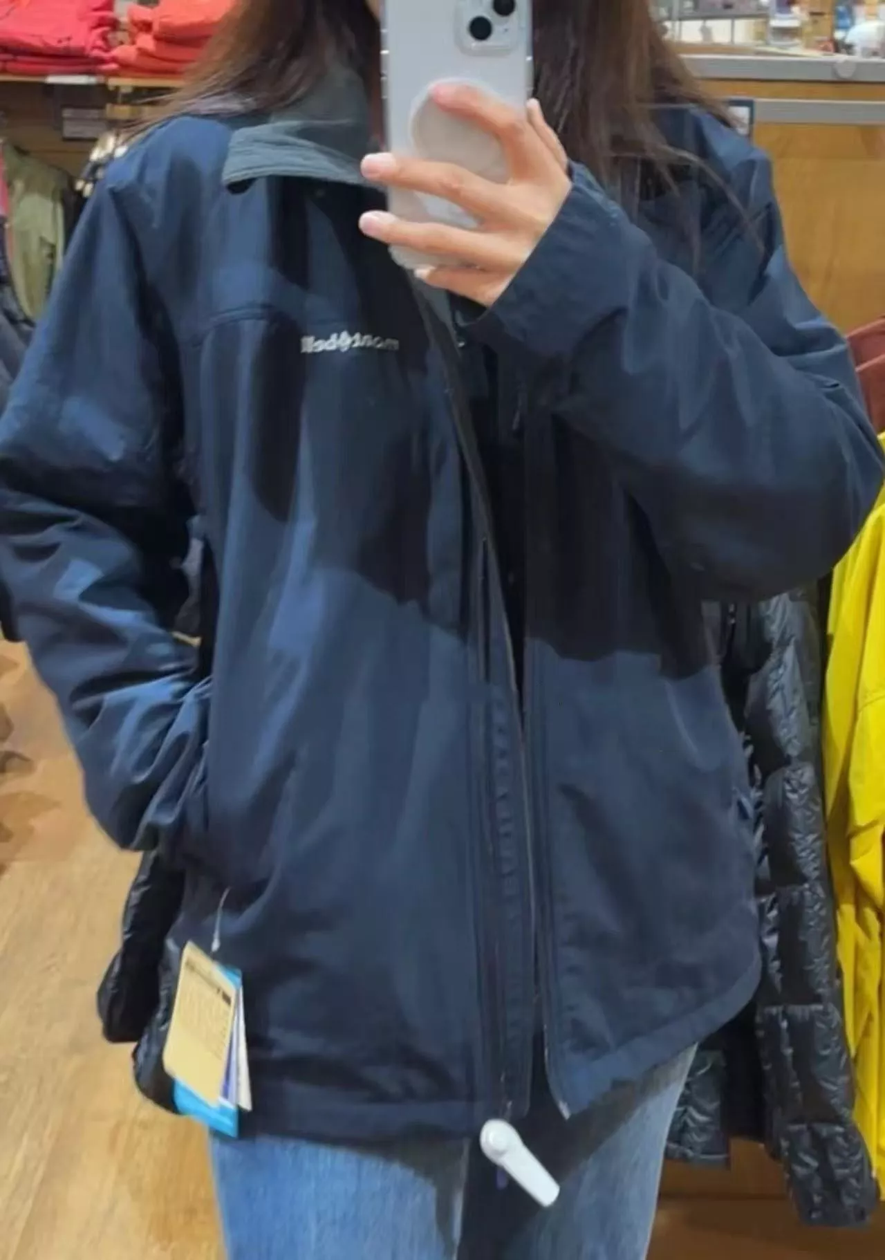 몽벨 플리스 안감 소프트쉘 재킷 상세 이미지 4