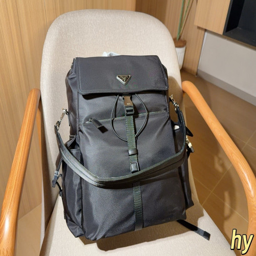 프라다 나일론 방수 원단 더블 숄더 백