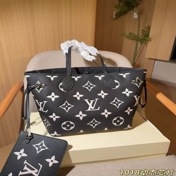 루이비통 네버풀 엠보 쇼핑백