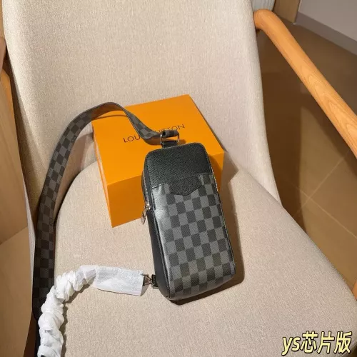 루이비통 클래식 체커보드 남성 체스트백