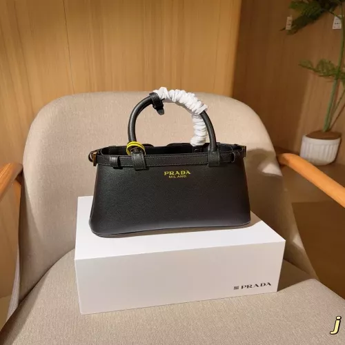 프라다 사피아노 무드 탑핸들 숄더백