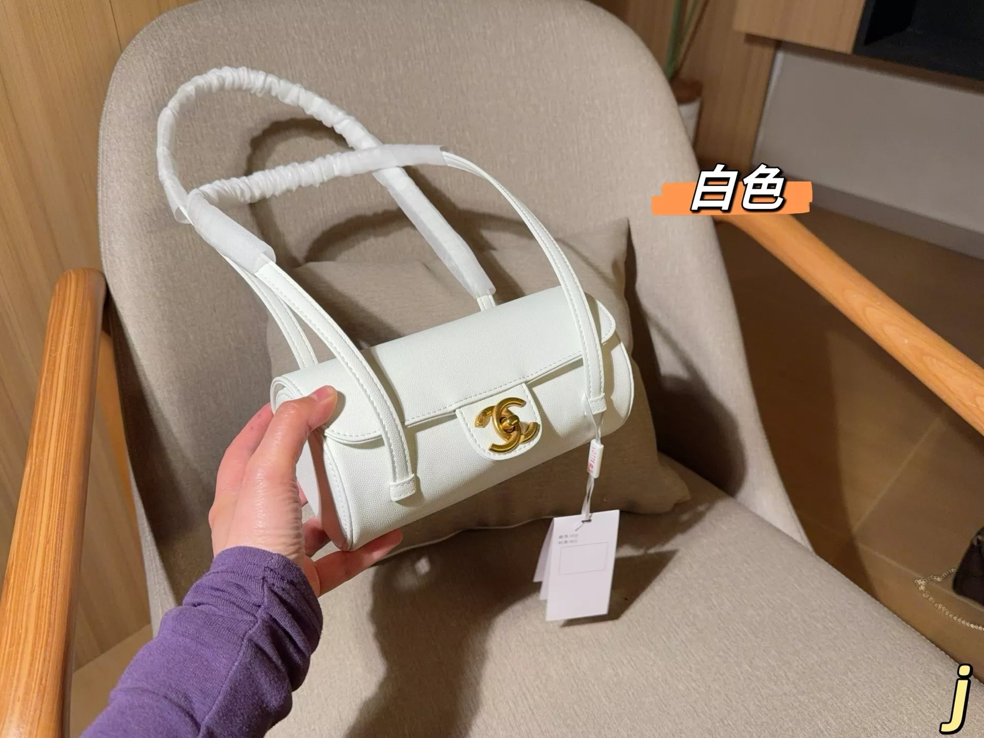 샤넬 프레피코코 원통 언더암백 상세 이미지 12