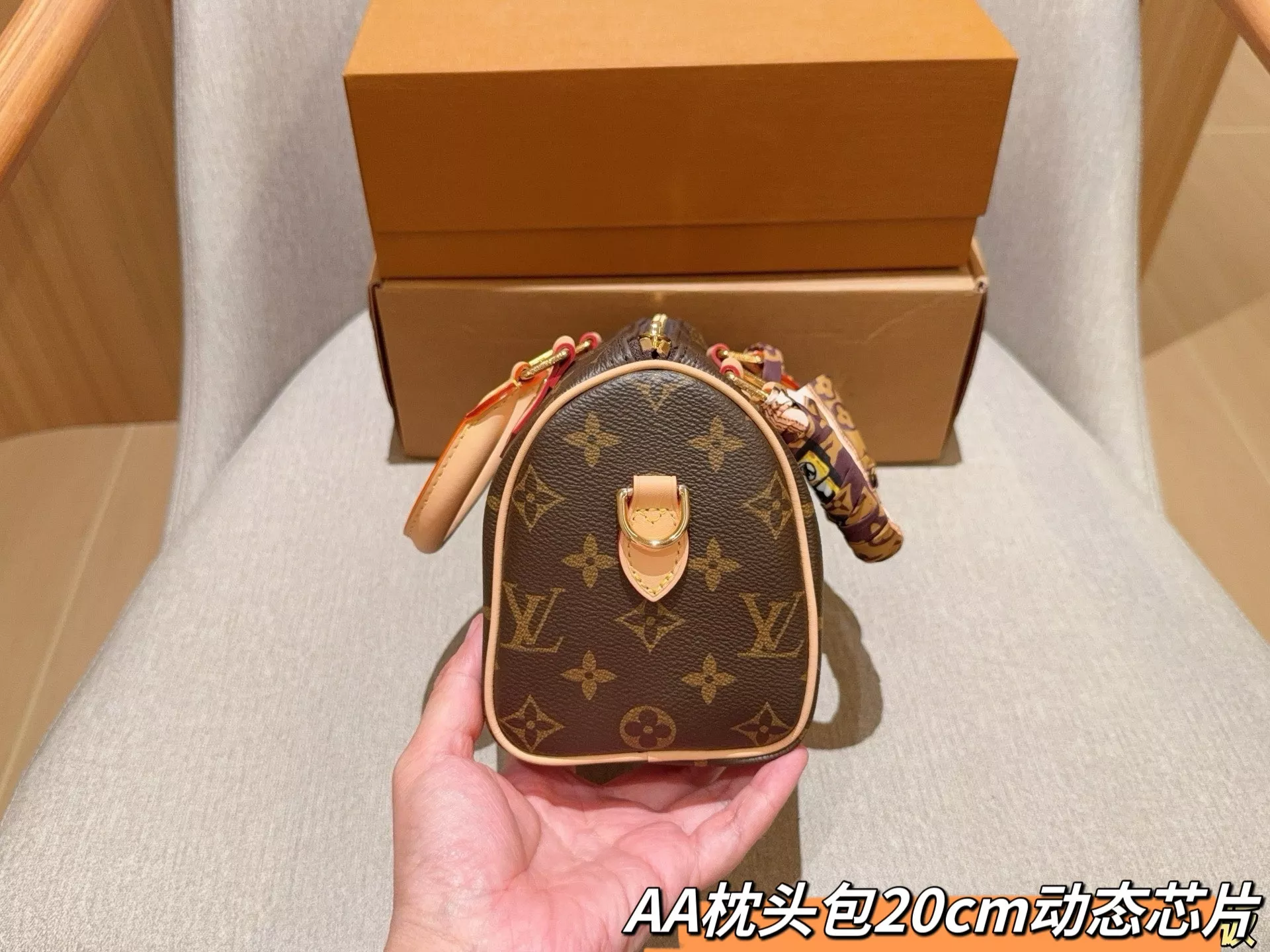 루이비통 스피디 20 모노그램 핸드백 상세 이미지 5