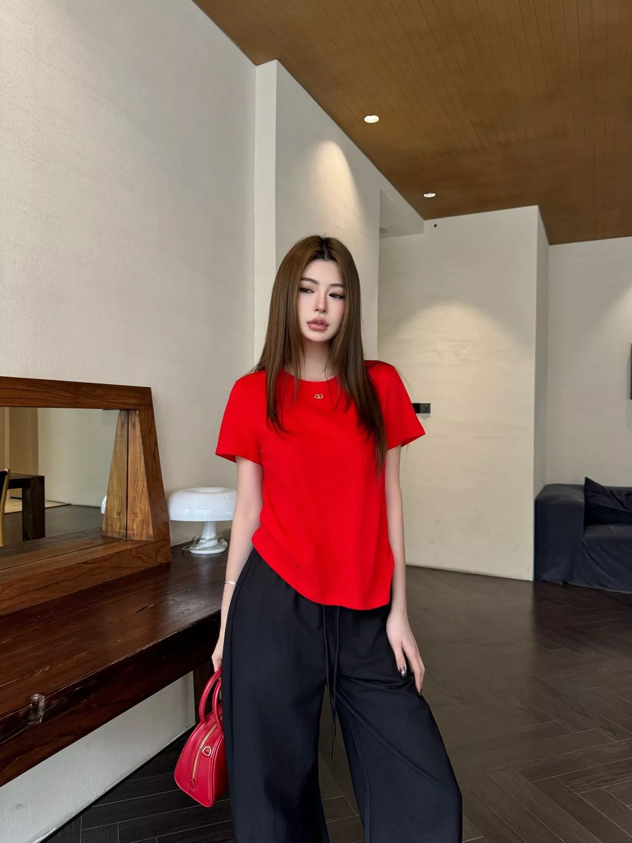 샤넬 여성 하이웨이스트 와이드 팬츠 상세 이미지 15