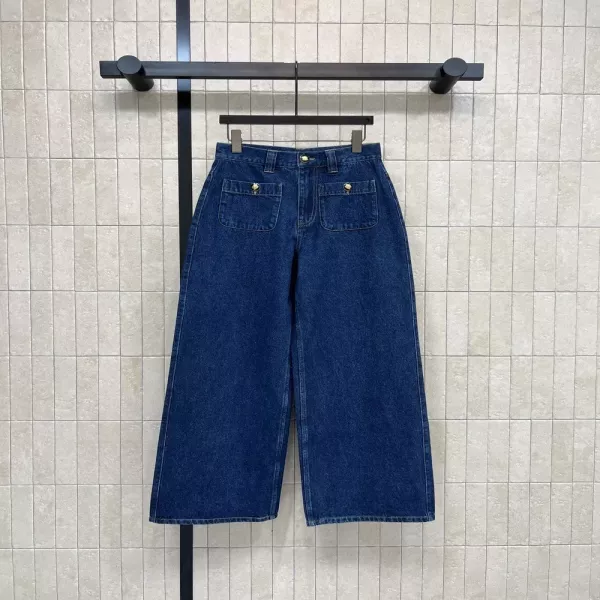 노브랜드 프렌치 빈티지 하이웨이스트 와이드 데님 팬츠