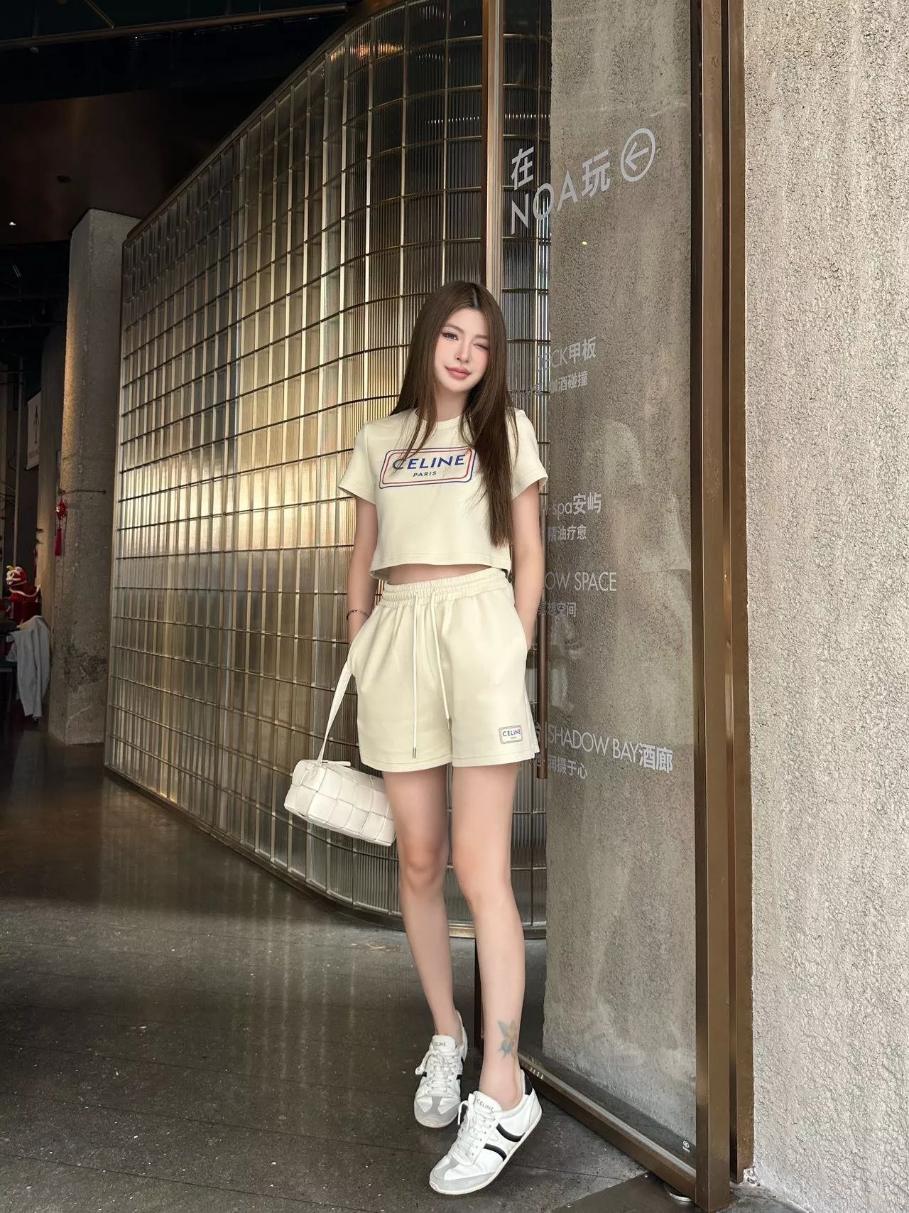 셀린느 로고 프린트 반소매 세트 상세 이미지 27