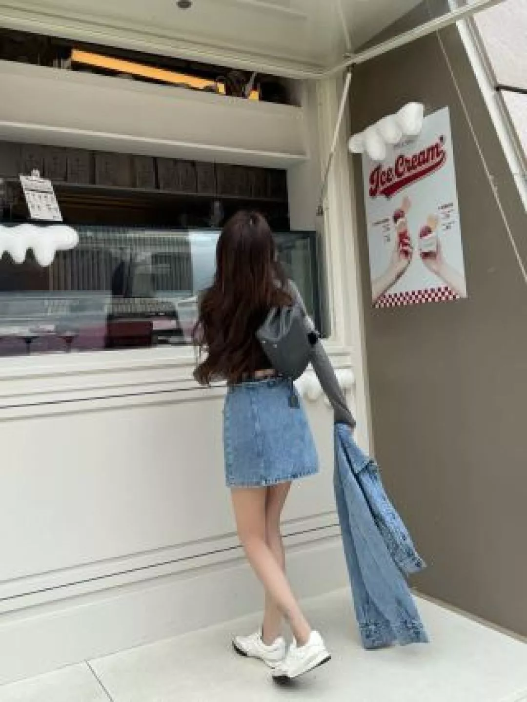 샤넬 퀼팅 포켓 데님 A라인 스커트 상세 이미지 11