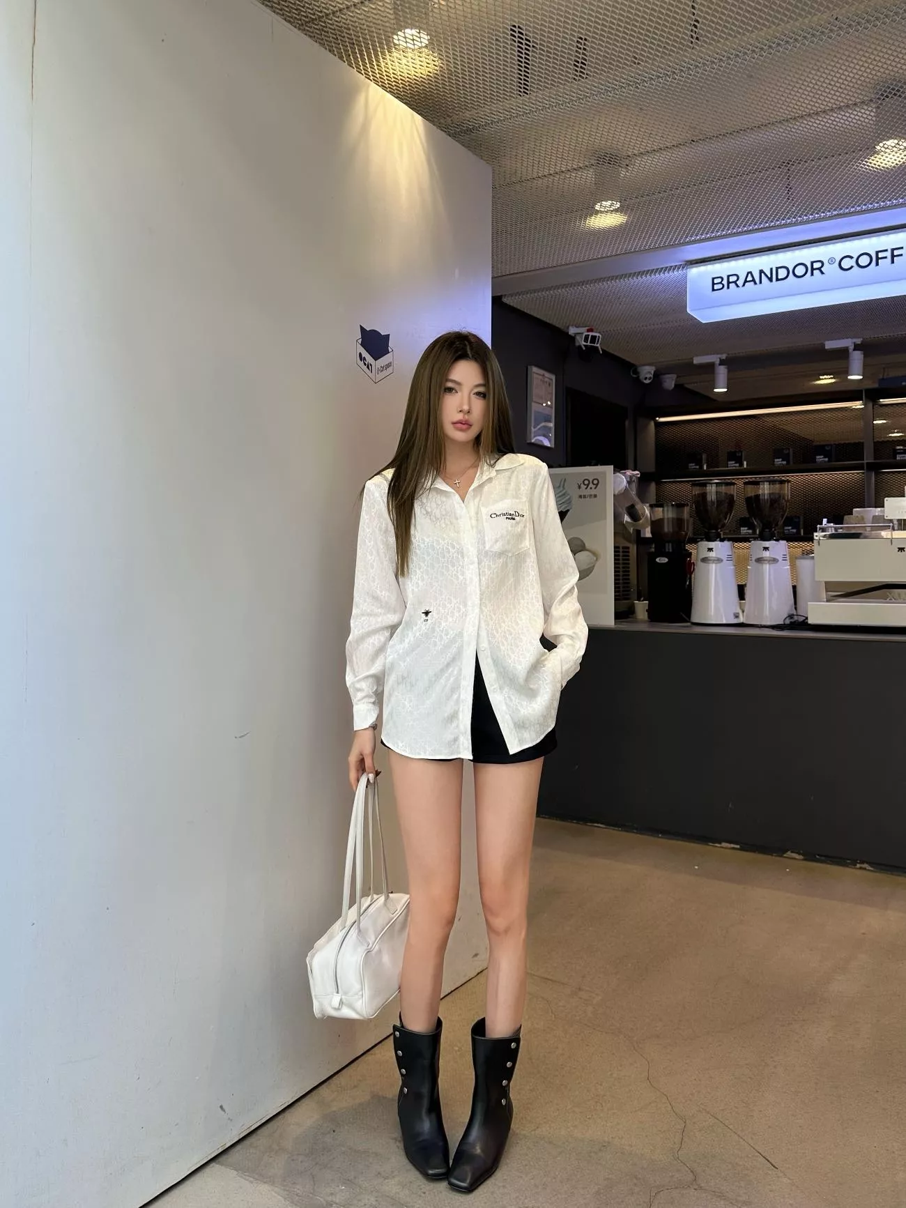 디올 자카드 레터링 카라 셔츠 상세 이미지 28