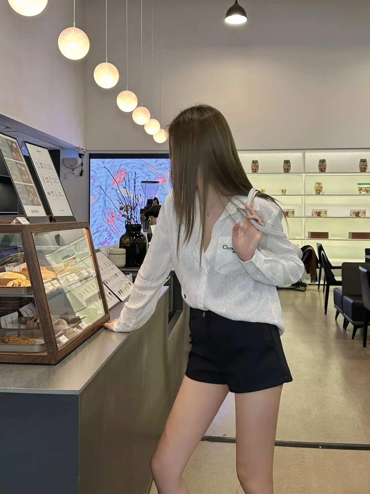디올 자카드 레터링 카라 셔츠 상세 이미지 20