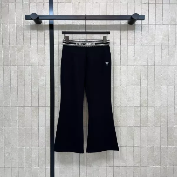 디올 로고 밴딩 부츠컷 팬츠
