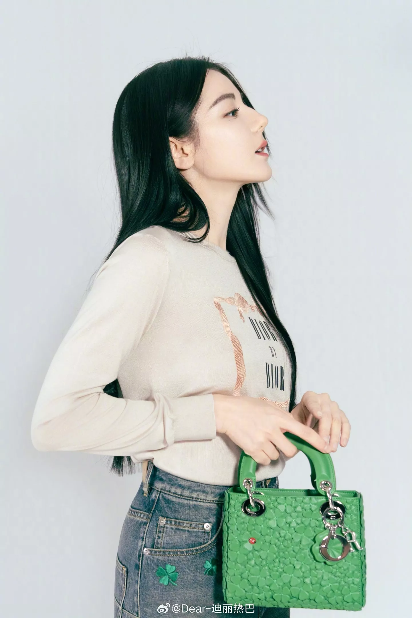 디올 네잎클로버 자수 데님 쇼트 스커트 상세 이미지 19