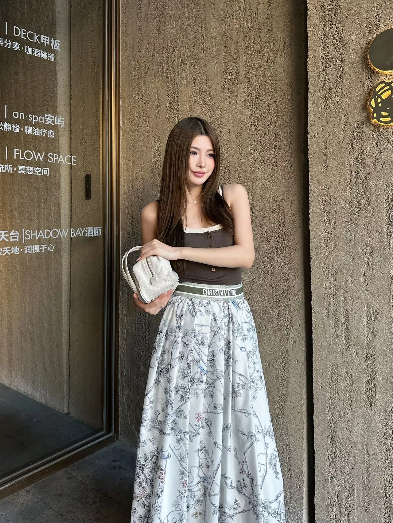 디올 플라워 프린트 플리츠 스커트 상세 이미지 17