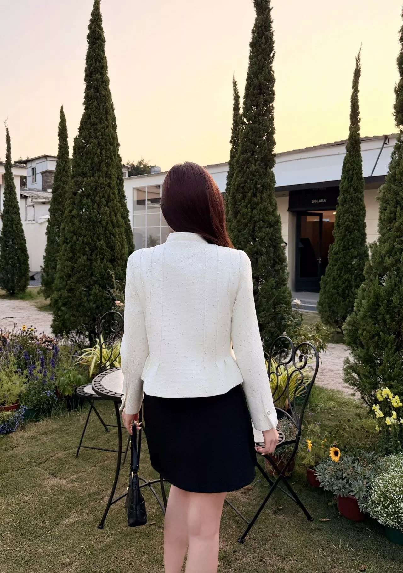 디올 진주 장식 울 크롭 자켓 상세 이미지 17
